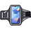 Ntech Hoesje Geschikt voor Oppo a16 hardloop telefoonhouder – armband - sportband - van stof - Zwart
