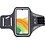 Ntech Hoesje Geschikt voor Samsung Galaxy A33 hardloop telefoonhouder – armband - sportband - van stof - Zwart
