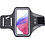 Ntech Hoesje Geschikt voor Samsung Galaxy A53 hardloop telefoonhouder – armband - sportband - van stof - Zwart