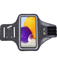 Ntech Samsung Galaxy A72 hardloop armband van stof