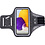 Ntech Hoesje Geschikt voor Samsung Galaxy A72 hardloop telefoonhouder – armband - sportband - van stof - Zwart
