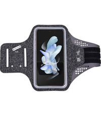 Ntech Samsung Galaxy Z Flip 4 hardloop armband van stof