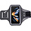 Ntech Hoesje Geschikt voor Samsung Galaxy Z Fold 4 hardloop telefoonhouder – armband - sportband - van stof - Zwart