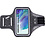 Ntech Hoesje Geschikt voor Samsung Galaxy S21 FE hardloop telefoonhouder – armband - sportband - van stof - Zwart