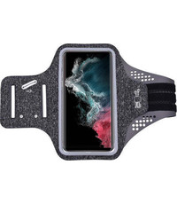 Ntech Samsung Galaxy S22 ultra hardloop armband van stof