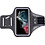Ntech Hoesje Geschikt voor Samsung Galaxy S22 ultra hardloop telefoonhouder – armband - sportband - van stof - Zwart