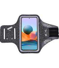 Ntech Xiaomi Redmi Note 10 Pro hardloop armband van stof