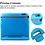 Ntech Hoes geschikt voor iPad 2 / 3 / 4 hoes kinderen Blauw - Hoes geschikt voor iPad 3 kinderen Hoes - Hoes geschikt voor iPad 4 hoesjes Kidsproof Backcover met handvat - Ntech