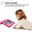 Ntech Hoes geschikt voor iPad 2 / 3 / 4 hoes kinderen Roze - Hoes geschikt voor iPad 3 kinderen Hoes - Hoes geschikt voor iPad 4 hoesjes Kidsproof Backcover met handvat - Ntech