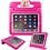 Ntech Hoes geschikt voor iPad 2 / 3 / 4 hoes kinderen Roze - Hoes geschikt voor iPad 3 kinderen Hoes - Hoes geschikt voor iPad 4 hoesjes Kidsproof Backcover met handvat - Ntech