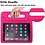 Ntech Hoes geschikt voor iPad 2 / 3 / 4 hoes kinderen Roze - Hoes geschikt voor iPad 3 kinderen Hoes - Hoes geschikt voor iPad 4 hoesjes Kidsproof Backcover met handvat - Ntech