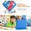 Ntech Hoes geschikt voor iPad Air 2022 kinderen Blauw - Hoes geschikt voor iPad Air 4 10.9 kinderen Hoes - Hoes geschikt voor iPad 5th generatie hoesjes Kidsproof Backcover met handvat - Ntech