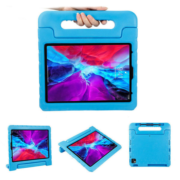 Ntech ipad pro 11 inch hoes kinderen Blauw - iPad 2022 kinderen Hoes  - ipad 4th/3rd/2nd/1st generatie hoesjes Kidsproof Backcover met handvat - Ntech