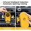Ntech telefoonhouder auto ventilatie Geel- telefoonhouders auto magnetisch Draadloze Autolader - Snelle Telefoonlader Auto - Draadloos Opladen- Ntech