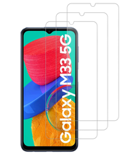 Ntech Samsung M33 screenprotector Beschermglas - 3 stuks