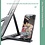 Ntech Tablet Houder / Laptop Standaard en smartphone Houder 2 in1 - Laptop Houder - Laptopstandaard -Bureaustandaard Ergonomische Zwart