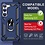Ntech Hoesje Geschikt Voor Samsung Galaxy S23 Hoesje Anti-Shock Hybrid Armor hoesje Blauw Met Screenprotector - 2 pack
