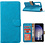Ntech Hoesje Geschikt Voor Samsung Galaxy S23 Hoesje met Pasjeshouder – Bookcase – Blauw