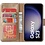Ntech Hoesje Geschikt Voor Samsung Galaxy S23 Hoesje met Pasjeshouder – Bookcase – Goud