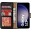 Ntech Hoesje Geschikt Voor Samsung Galaxy S23 Plus Hoesje met Pasjeshouder – Bookcase – Zwart