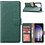 Ntech Hoesje Geschikt Voor Samsung Galaxy S23 Ultra Hoesje met Pasjeshouder – Bookcase – Groen