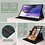 Ntech Hoesje Geschikt Voor Samsung Galaxy Tab S8 Ultra hoes Draaibare Book Case Cover Zwart - Hoesje Geschikt Voor Samsung Galaxy Tab S8 Ultra hoesje 14.6 2022