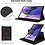 Ntech Hoesje Geschikt Voor Samsung Galaxy Tab S8 Ultra hoes Draaibare Book Case Cover Zwart - Hoesje Geschikt Voor Samsung Galaxy Tab S8 Ultra hoesje 14.6 2022