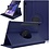 Ntech Hoesje Geschikt Voor Samsung Galaxy Tab S8 Ultra hoes Draaibare Book Case Cover Donker Blauw - Hoesje Geschikt Voor Samsung Galaxy Tab S8 Ultra hoesje 14.6 2022