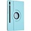Ntech Hoesje Geschikt Voor Samsung Galaxy Tab S8 Ultra hoes Draaibare Book Case Cover Licht Blauw - Hoesje Geschikt Voor Samsung Galaxy Tab S8 Ultra hoesje 14.6 2022
