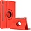 Ntech Hoesje Geschikt Voor Samsung Galaxy Tab S8 Ultra hoes Draaibare Book Case Cover Rood - Hoesje Geschikt Voor Samsung Galaxy Tab S8 Ultra hoesje 14.6 2022