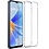 Ntech Screenprotector geschikt voor Oppo A17 screenprotector Beschermglas 2 pack - Screenprotector geschikt voor Oppo A17 screen protector glas