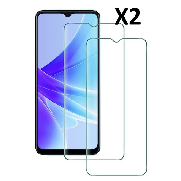 Ntech Screenprotector geschikt voor Oppo A57s screenprotector Beschermglas 2 pack - Screenprotector geschikt voor Oppo A57/A57e/A57s/A77/A77s screen protector glas
