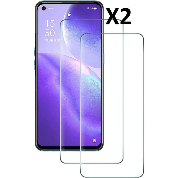 Ntech Geschikt voor Realme C30S screenprotector Beschermglas 2 pack - Geschikt voor Realme C30s screen protector glas