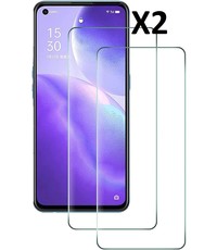 Ntech Oppo A57e screenprotector Beschermglas 2 pack