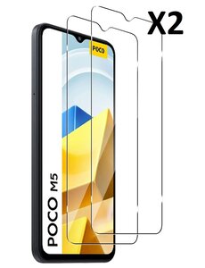 Ntech Xiaomi Poco M5 screenprotector Beschermglas 2 pack