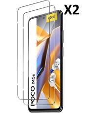 Ntech Xiaomi Poco M5s screenprotector Beschermglas 2 pack