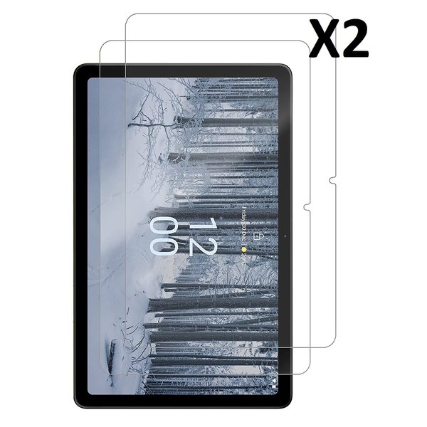 Ntech Screenprotector geschikt voor Nokia T21 screenprotector tempered glass 2pack - Screenprotector geschikt voor Nokia T21 Screen protector