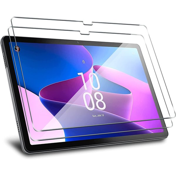 Ntech Hoes Geschikt voor Lenovo Tab M10 Plus (3rd Gen) Screenprotector tempered glass 2pack - Hoes Geschikt voor Lenovo Tab M10 Plus 10.6 Inch (3rd Gen) 2022 tempered glass