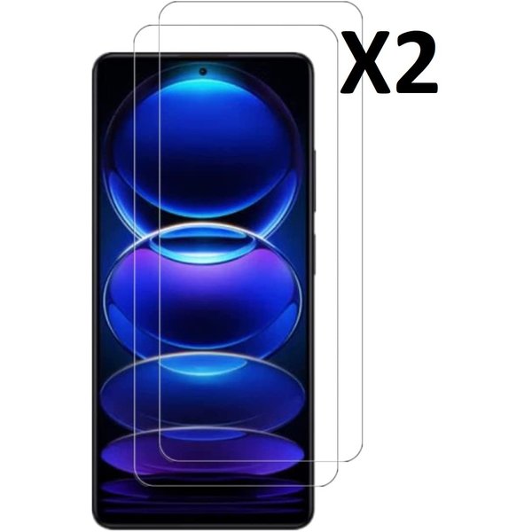 Ntech Xiaomi Redmi Note 12 screenprotector Beschermglas 2 pack - Xiaomi Redmi Note 12 screen protector glas