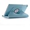 Ntech Geschikt voor Lenovo M10 Plus 10.3 TB - X608 hoes Draaibare Book Multi stand Case Cover Licht Blauw
