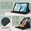 Ntech Hoes Geschikt voor Lenovo Tab M8 3rd Gen 2022 hoes Draaibare Book Multi stand Zwart - Hoes Geschikt voor Lenovo Tab M8 HD LTE 2021Case Cover