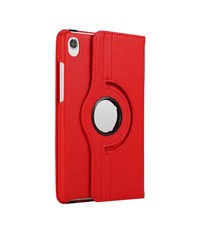 Ntech Lenovo Tab M8 3rd Gen 2022 hoes Draaibare Book Multi stand Rood