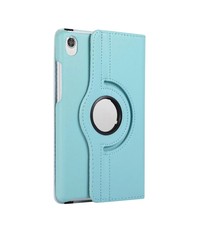 Ntech Lenovo Tab M8 3rd Gen 2022 hoes Draaibare Book Multi stand Licht Blauw