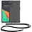 Ntech Hoesje Geschikt Voor Samsung Galaxy Xcover 6 Pro Hoesje transparant silicone met Koord - Hoesje Geschikt Voor Samsung Galaxy Xcover 6 Pro hoesje met koord Zwart
