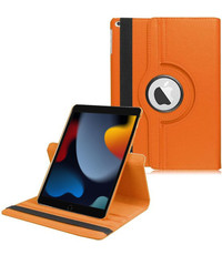 Ntech iPad 2021 hoes 360° draaibare Oranje