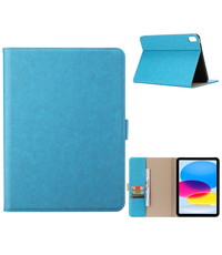 Ntech iPad 2022 Premium luxe bookcase Turquoise