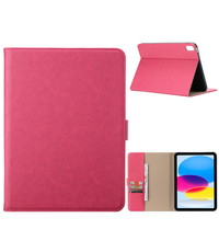 Ntech iPad 2022 Premium luxe bookcase Pink