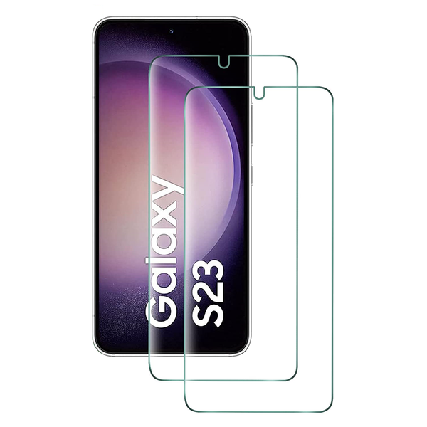 Ntech Screenprotector Geschikt voor Samsung Galaxy S23 Screenprotector Beschermglas – gehard glas – screen protector - 2 Stuks