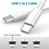 Ntech usb a naar usb c kabel - usb c kabel - Oplaadkabel Geschikt voor Samsung 1meter - 2 stuks Wit