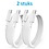Ntech usb a naar usb c kabel - usb c kabel - Oplaadkabel Geschikt voor Samsung 1meter - 2 stuks Wit